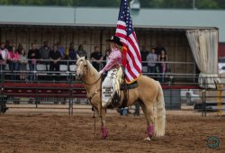 2025 Wisconsin River Pro Rodeo_2P_American Flag_Evans_6693